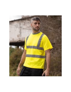 K-KXPCSHIRT-Heavy Duty Polycotton Hi-Vis T-Shirt Barcelona 2